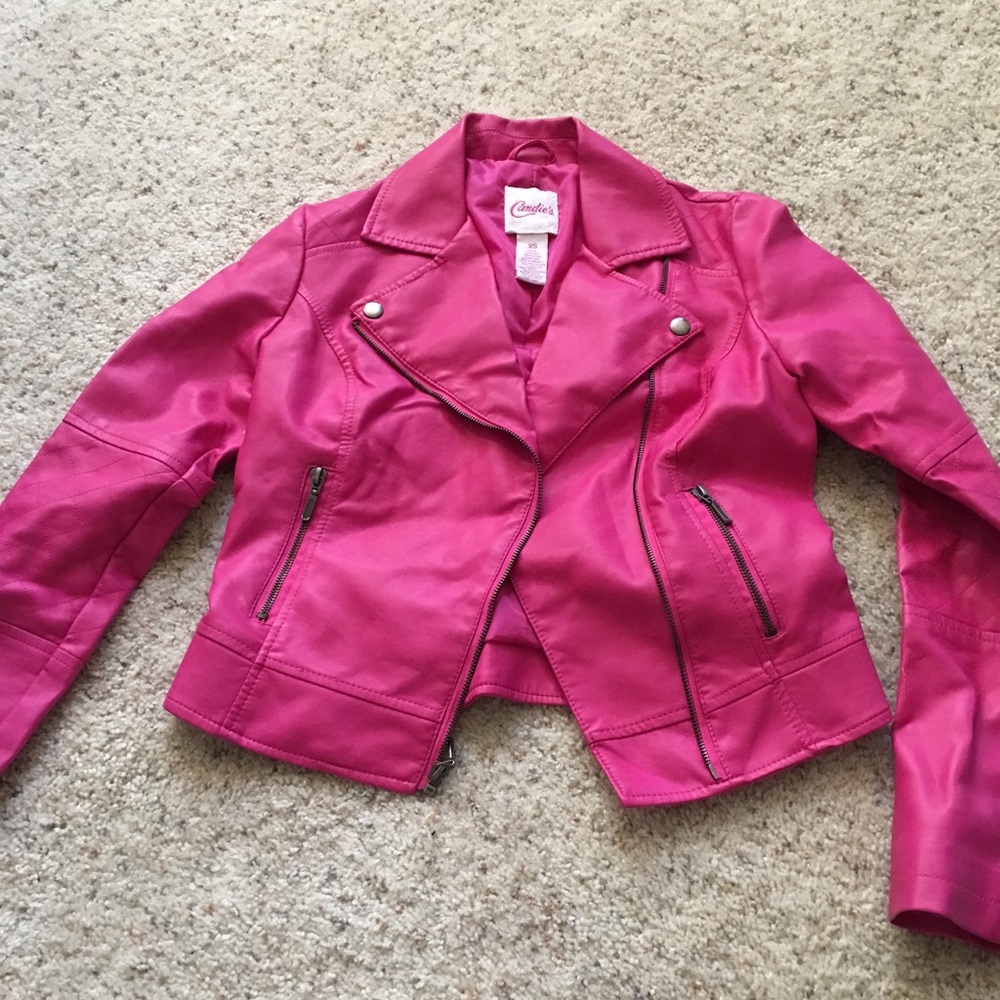 Faux Leather Moto Jacket